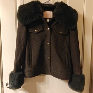 Hutch Anthropology Olive Coat